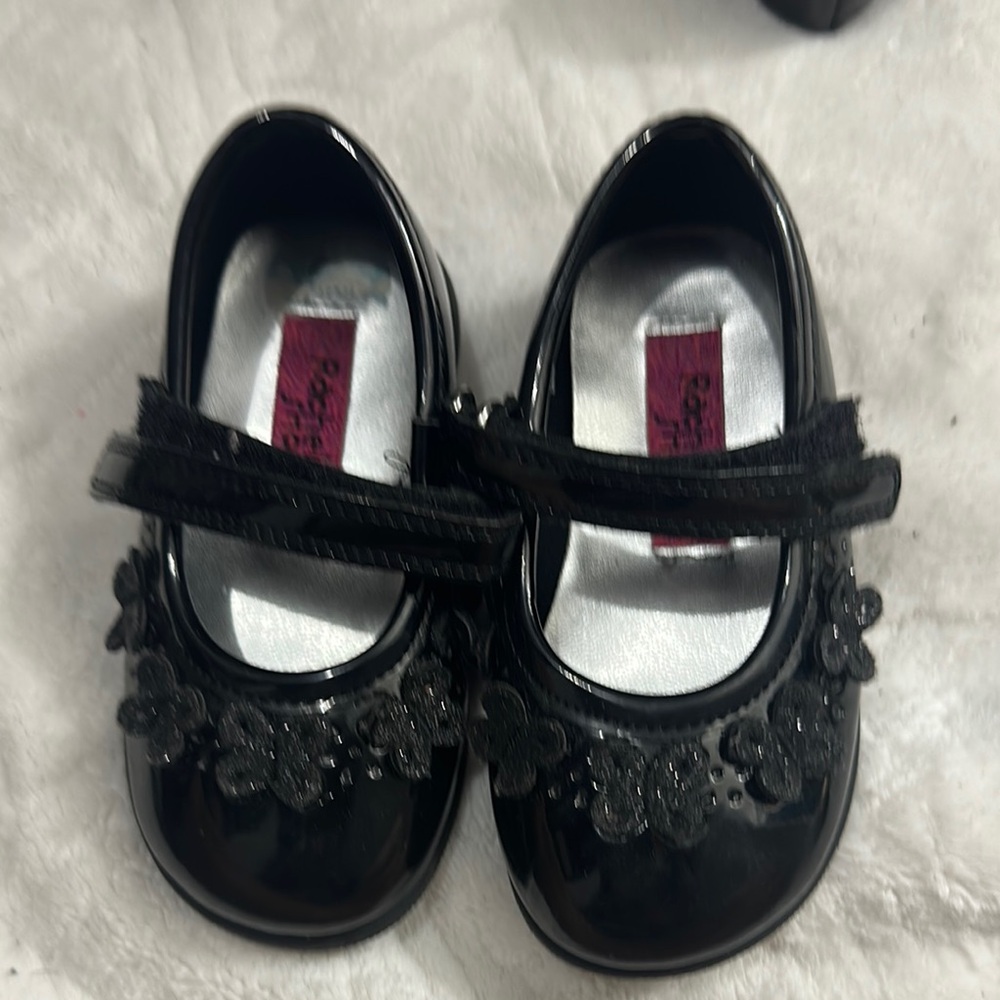 Rachel Shoes Black Mary Jane Dress Shoes
